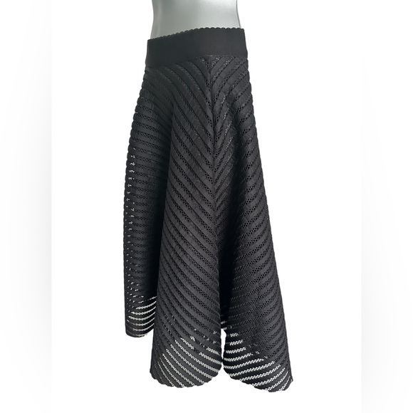 Size 6 Black retro skirt No Label - Picture 2 of 8